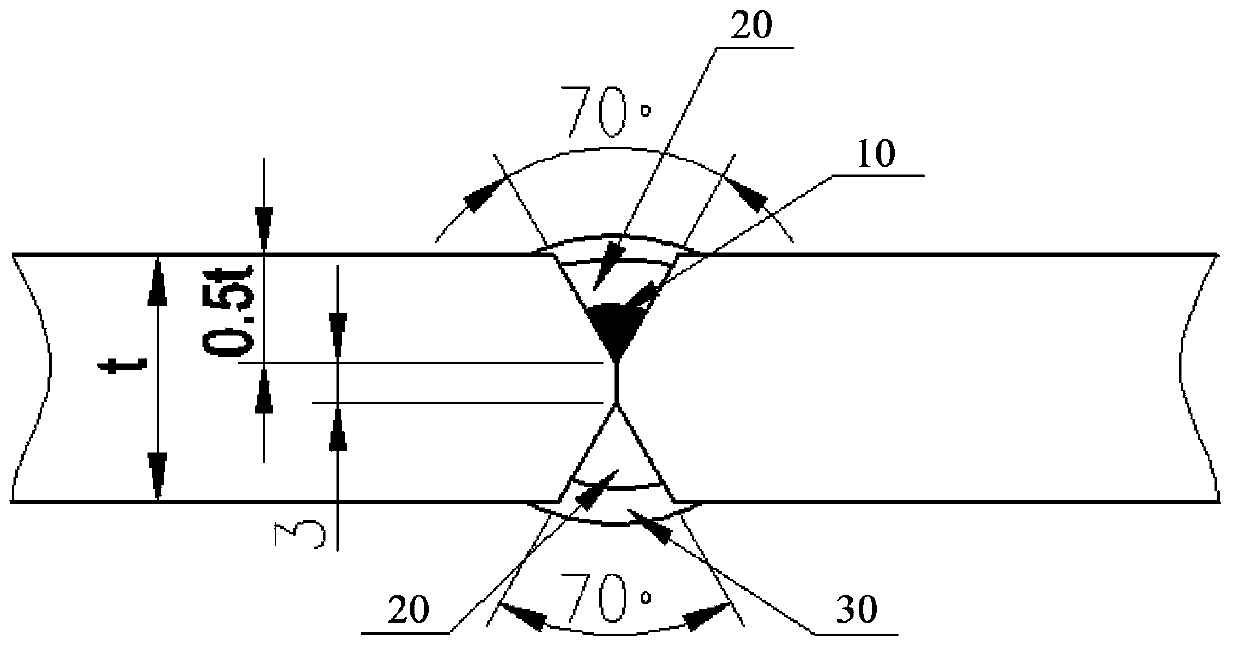 Welding method for 10CrMo9-10 steel