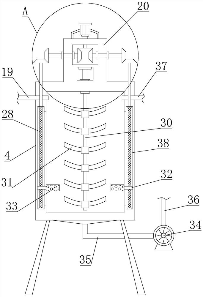 Flowing type vehicle-mounted integrated treatment equipment for leachate of household garbage landfill