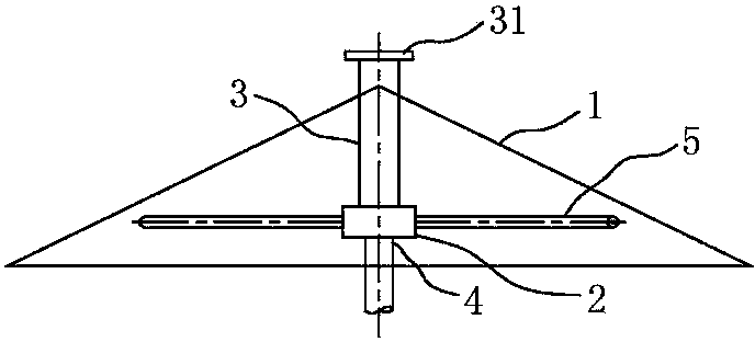 Anaerobic reactor and swirl water distributor with integrated water feeding and internal circulation of anaerobic reactor