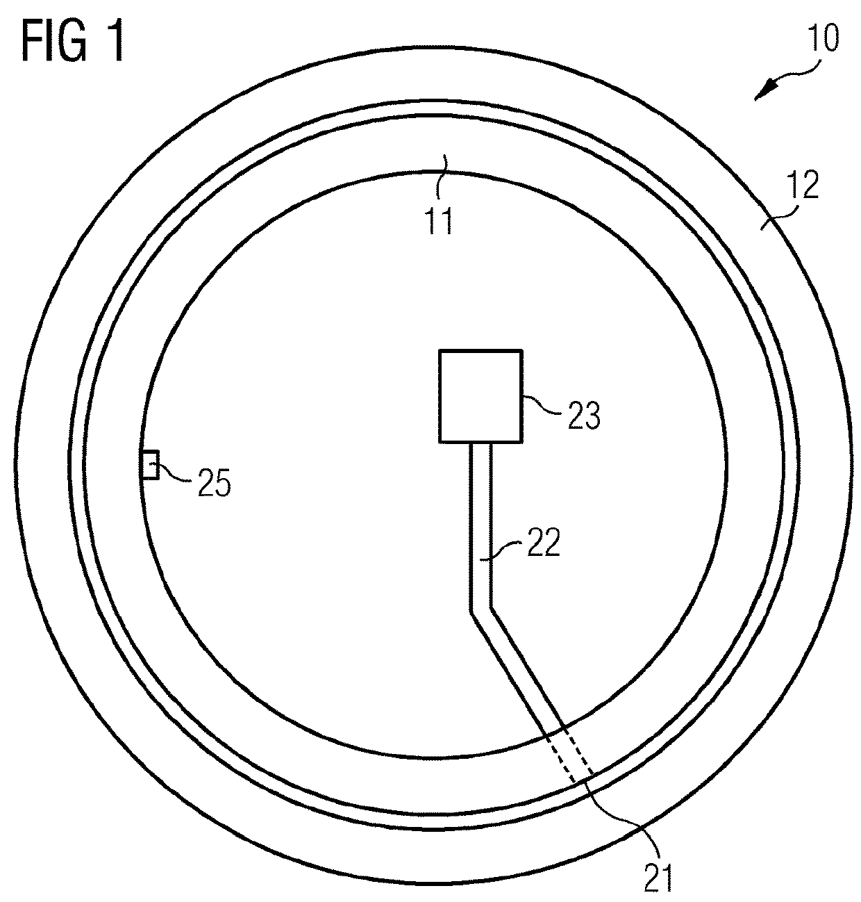 Monitoring the filling level of lubricant in a bearing