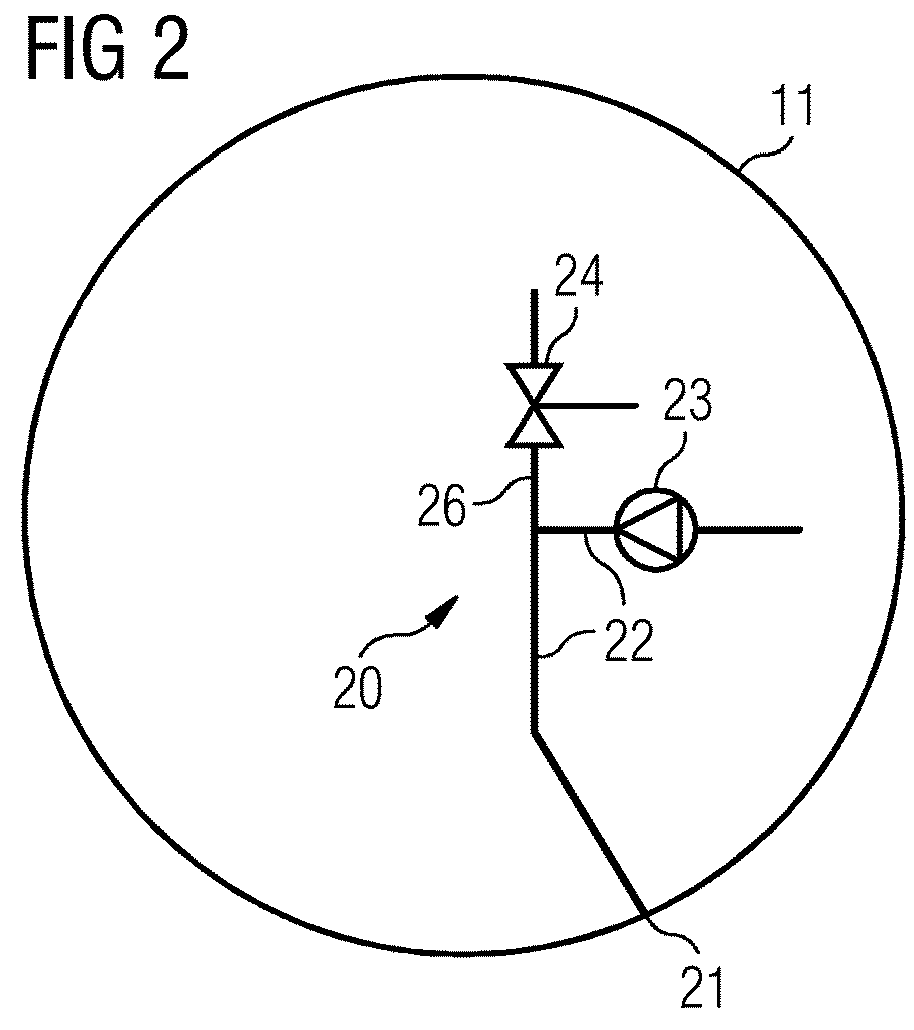 Monitoring the filling level of lubricant in a bearing