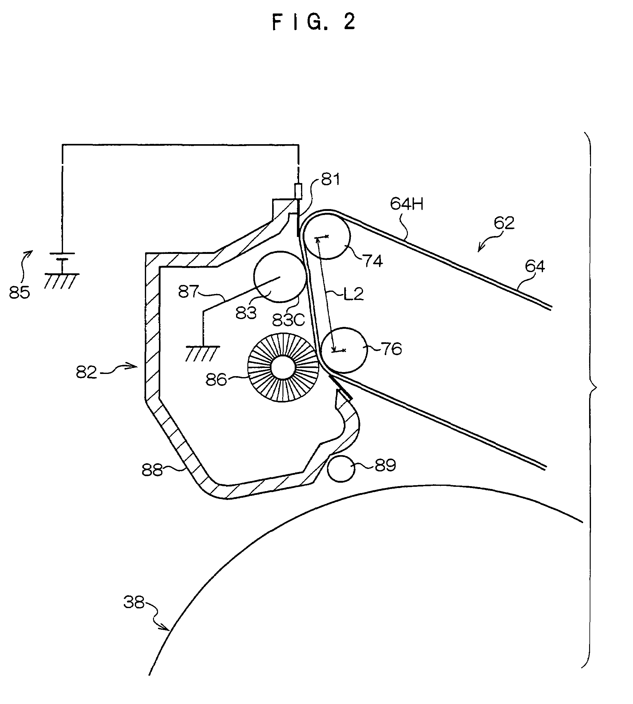 Intermediate transfer device and image forming device