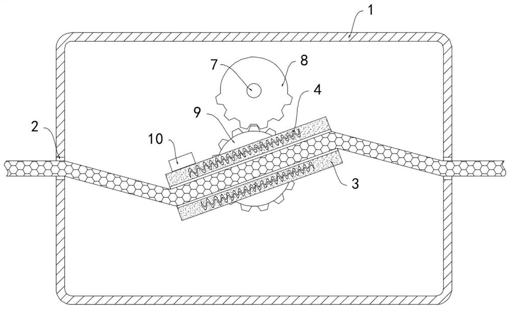 Wire loosening device for communication cable stripping machine