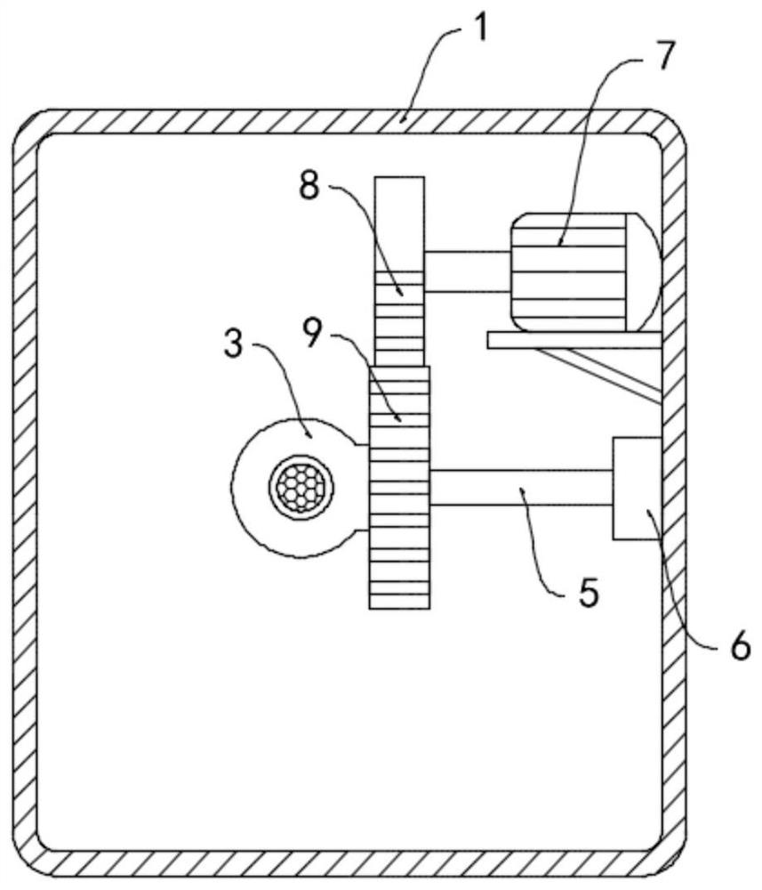 Wire loosening device for communication cable stripping machine