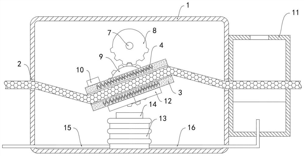 Wire loosening device for communication cable stripping machine