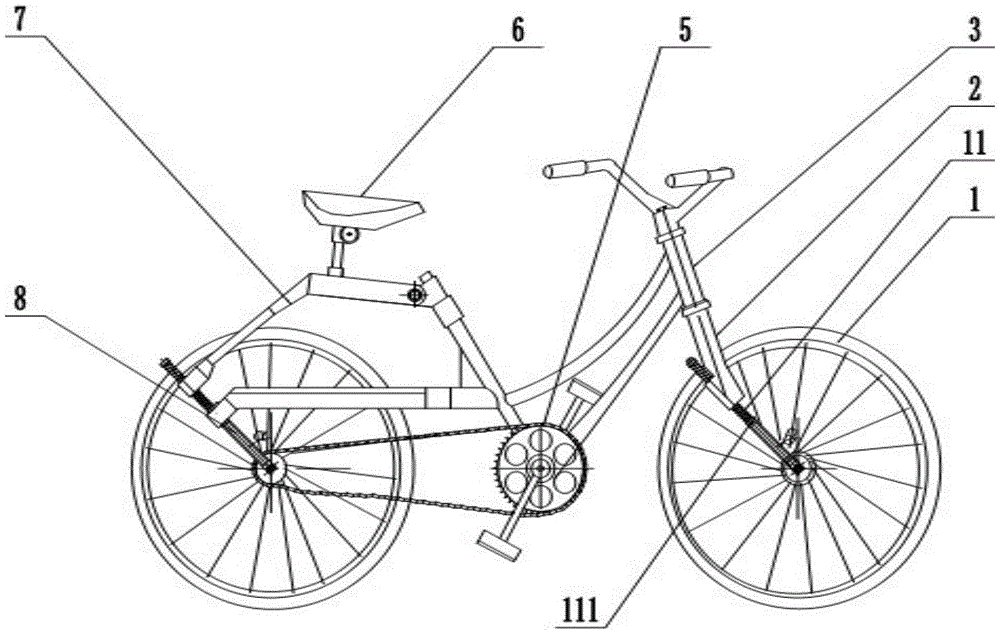 Self-applied force wheeled vehicle