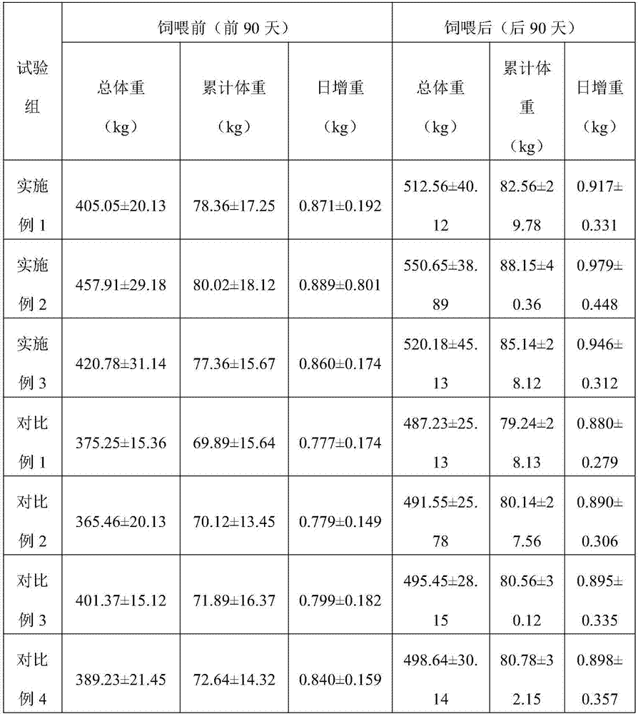 Ammoniation coarse feed for hybrid beef cattle and preparation method of ammoniation coarse feed