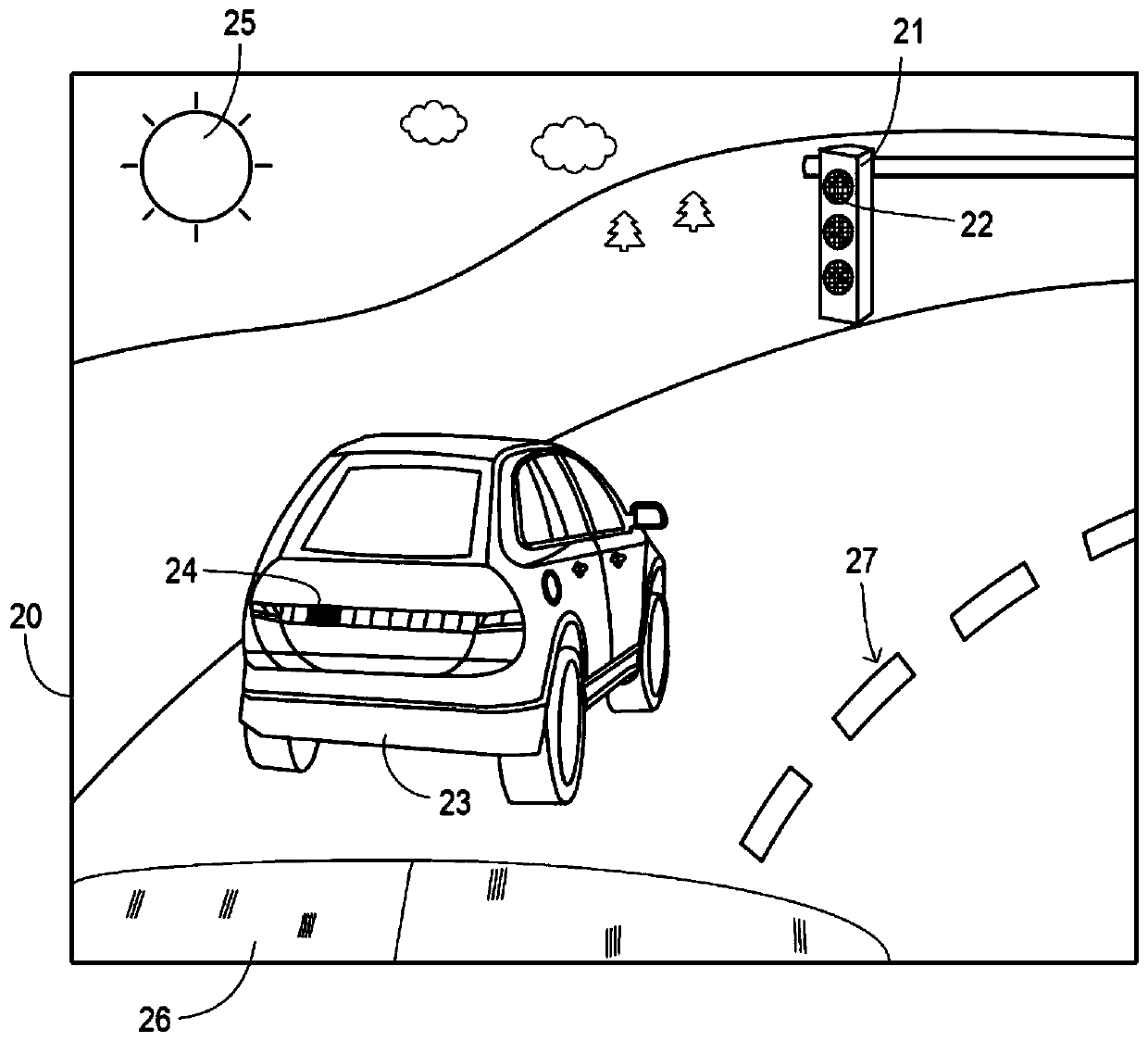 Detection of visible light communication sources over high dynamic range