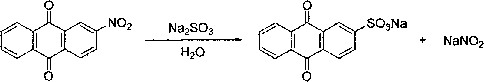 Novel process for controlling waste residue and recycling resources in 1-anthraquinone production