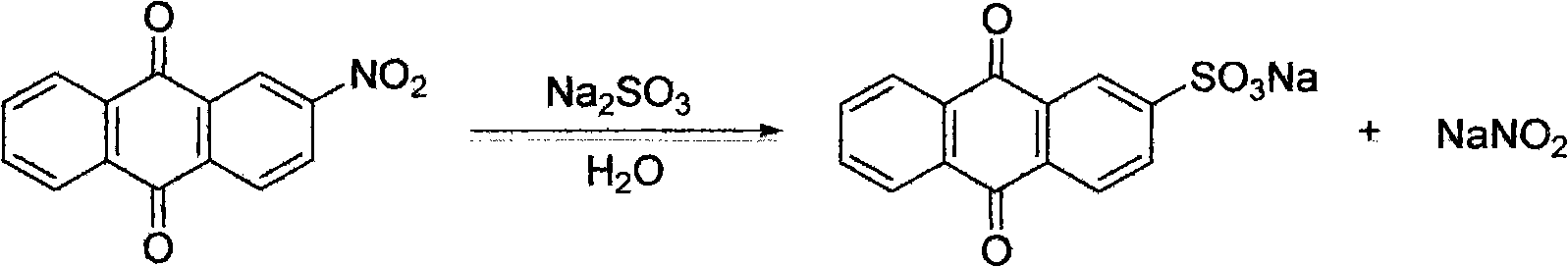 Novel process for controlling waste residue and recycling resources in 1-anthraquinone production