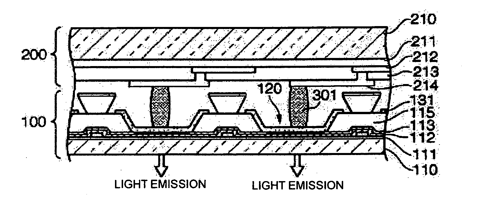 Pixel element substrate, display device, electronic device, and method for manufacturing the pixel element substrate