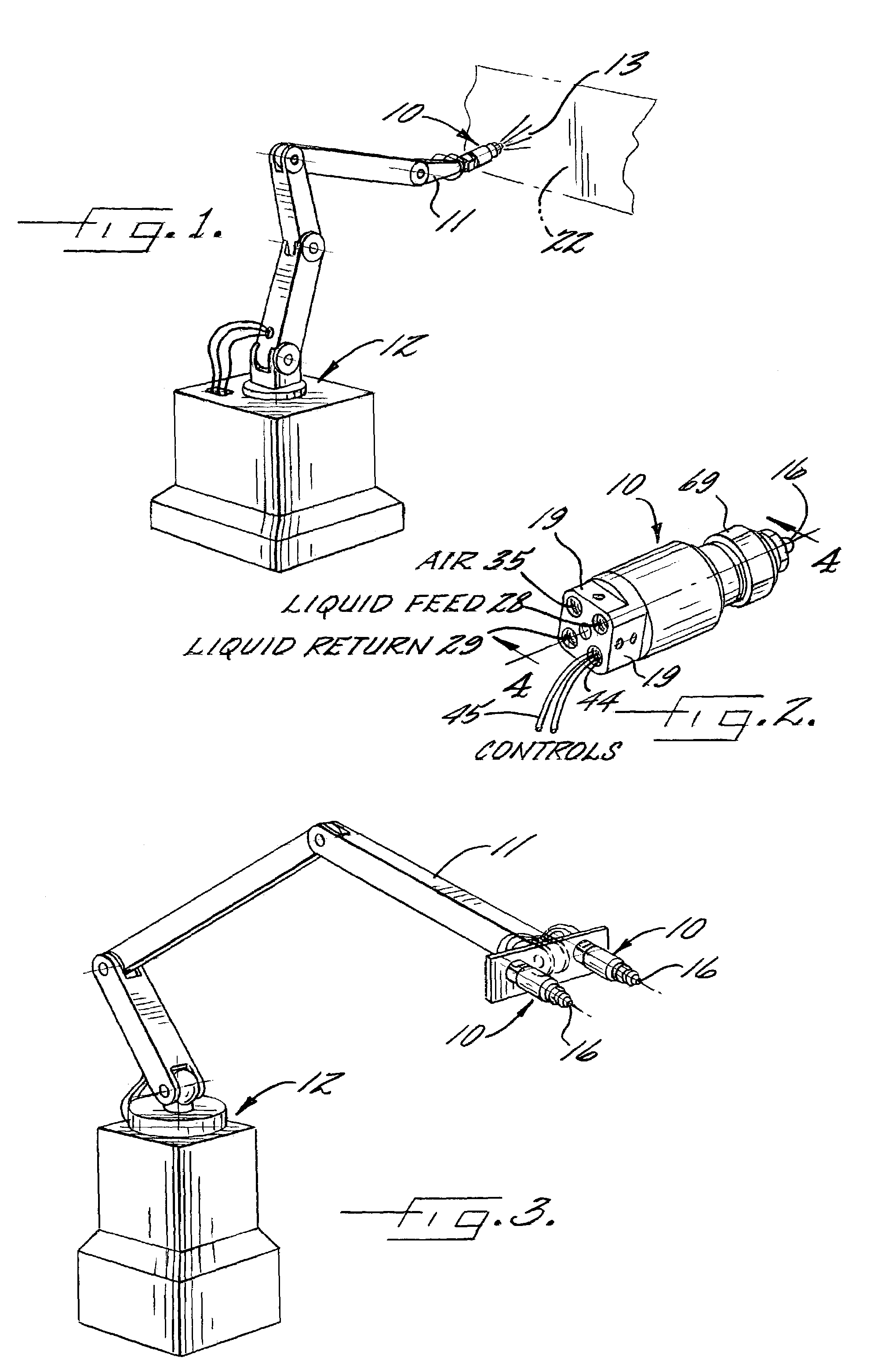 Lightweight solenoid-operated spray gun