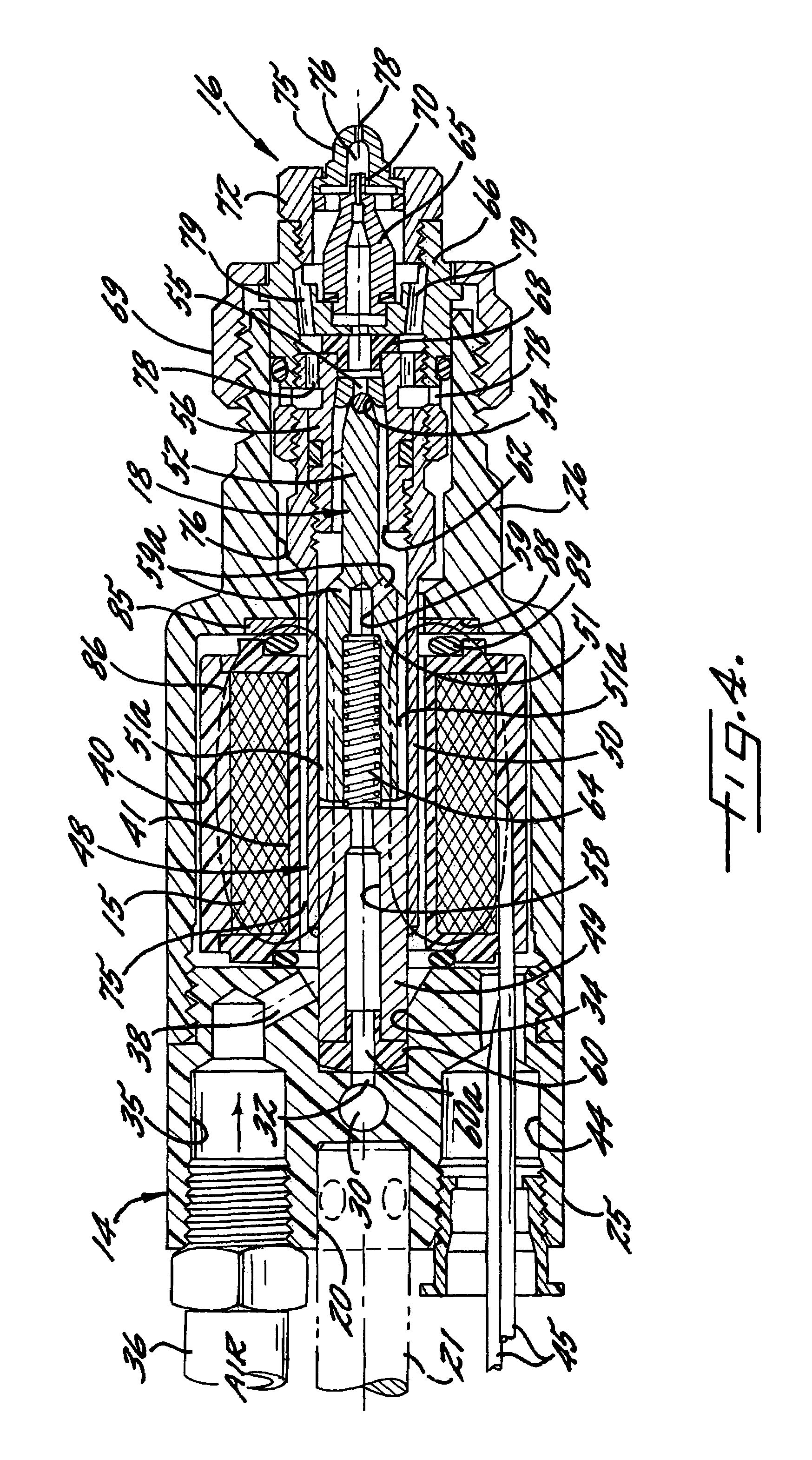 Lightweight solenoid-operated spray gun