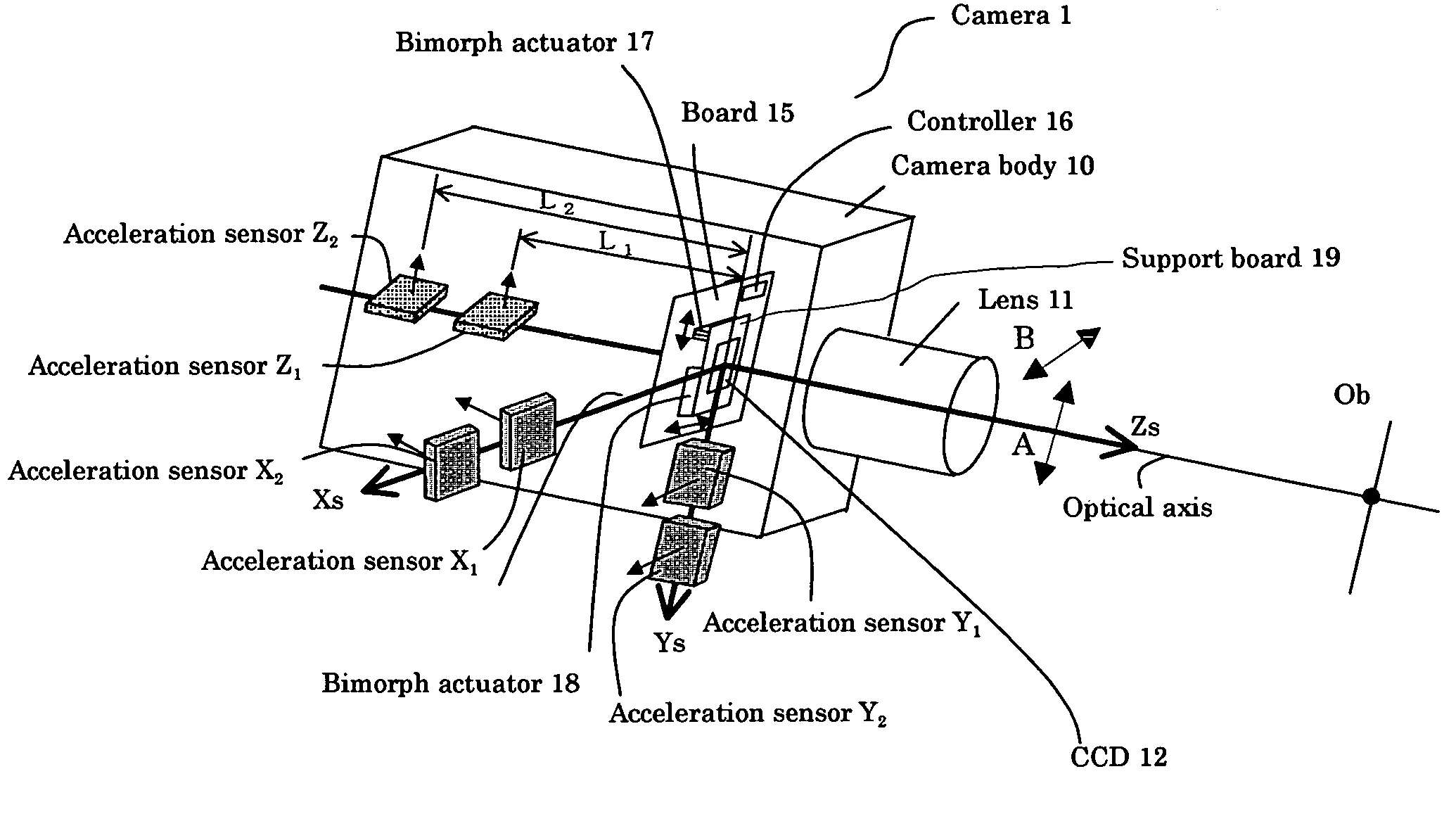 Apparatus for correction based upon detecting a camera shaking