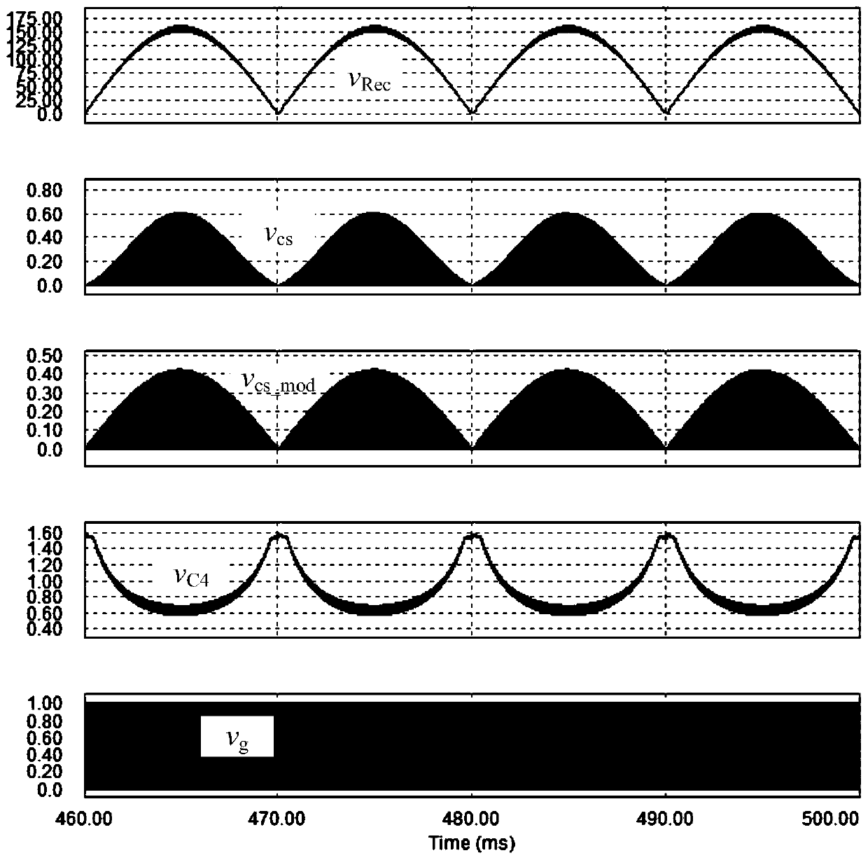 Sawtooth wave generation circuit and flyback, sepic and buck-boost power factor correction converters