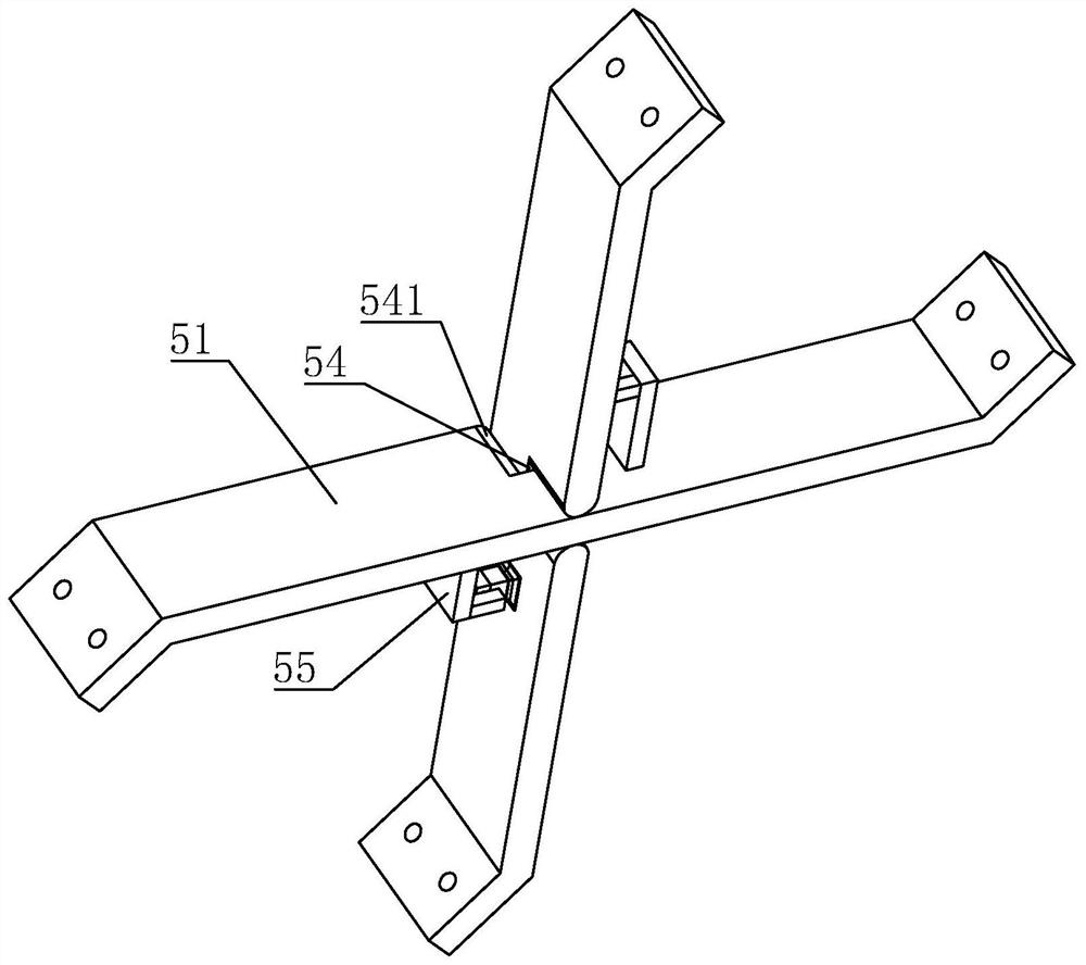 Foundation pit enclosure support plate structure