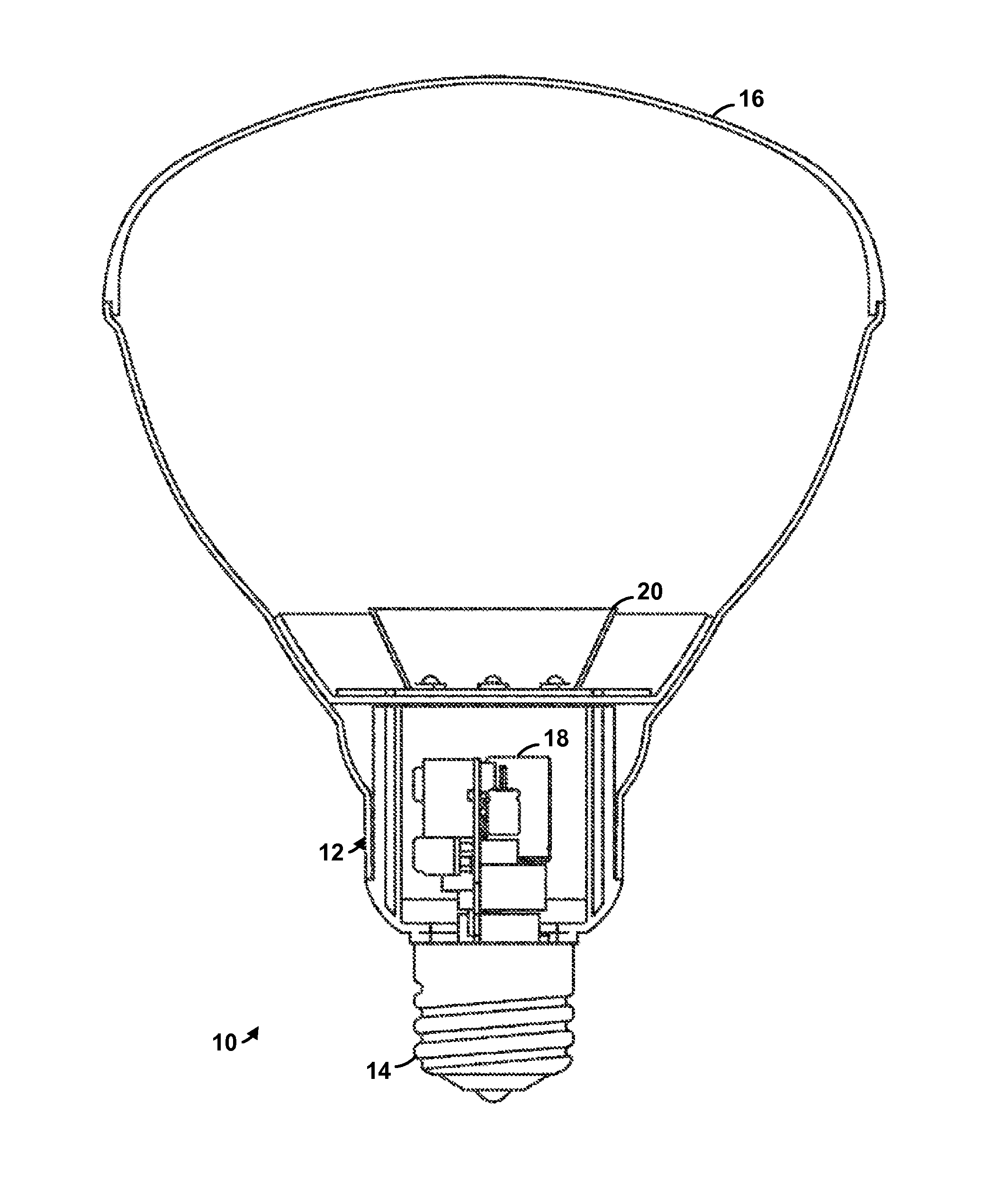 LED illumination source with improved visual characteristics