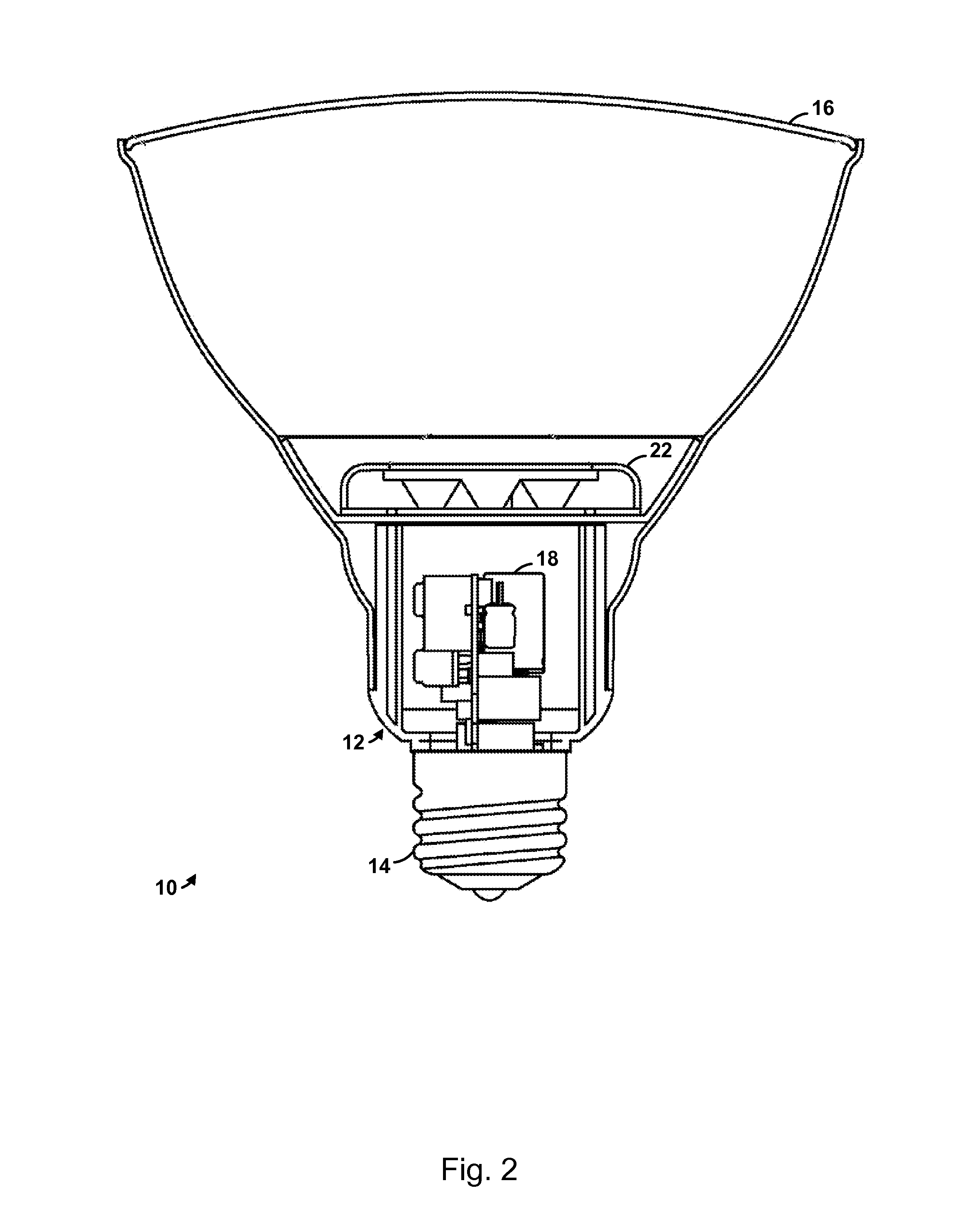 LED illumination source with improved visual characteristics