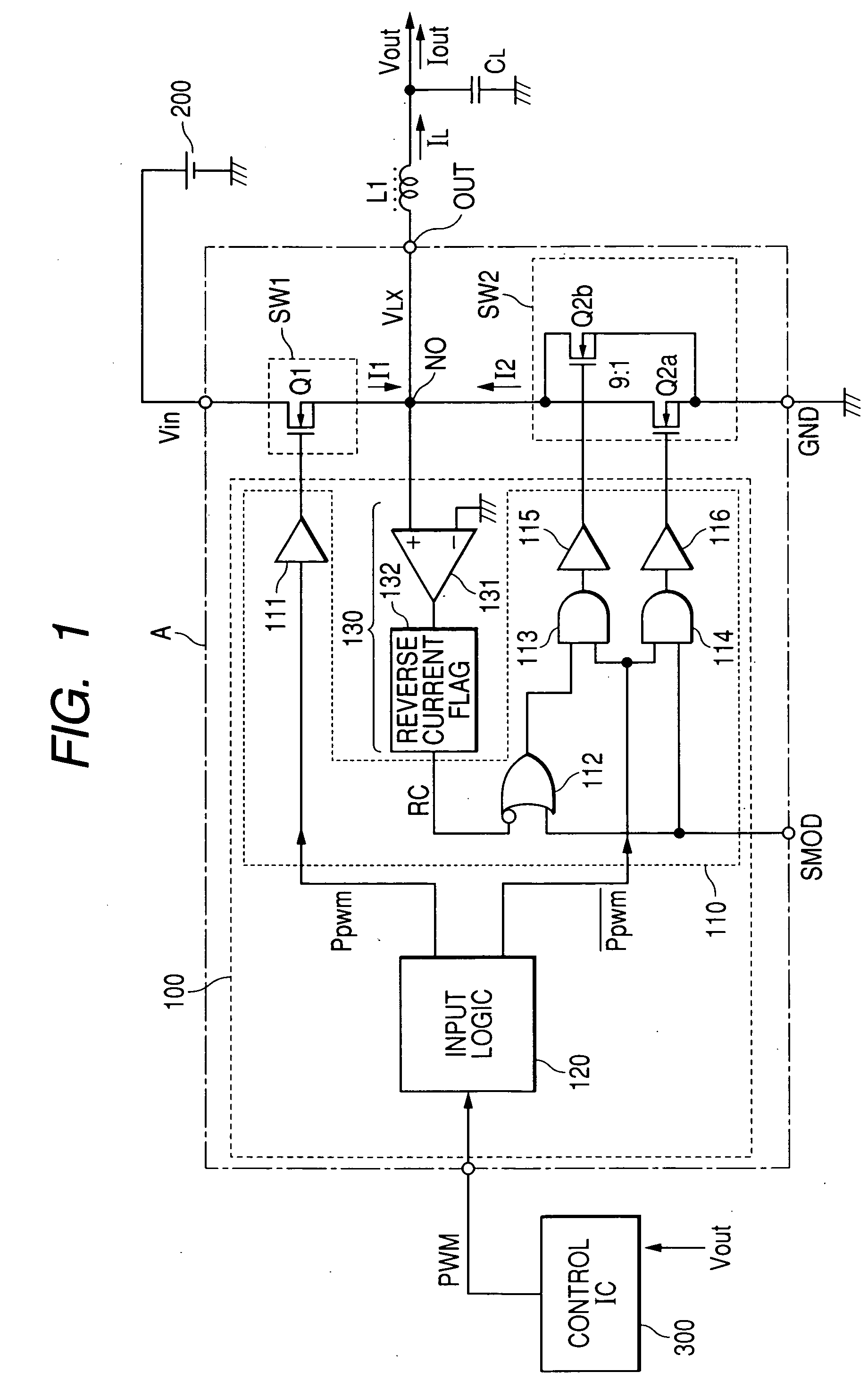 Electronic component for power supply and a power supply device