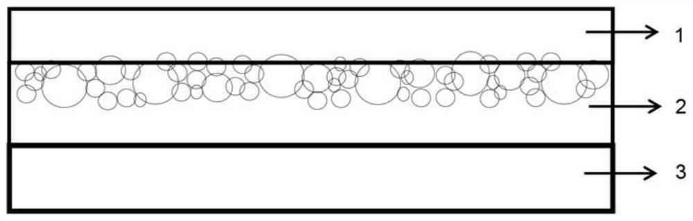 A kind of mist film and its preparation method and haze adjustment method