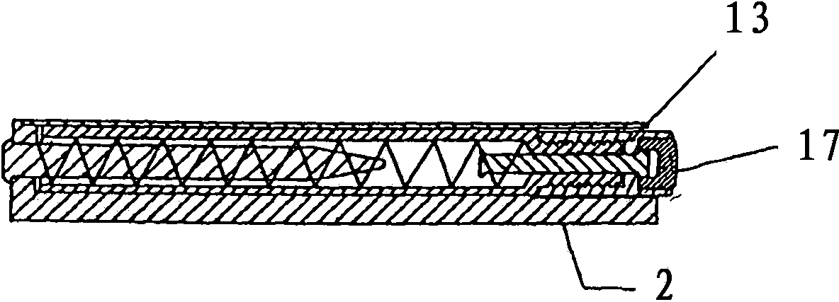 A touch-latch device for opening and holding a furniture opening component in a closed position