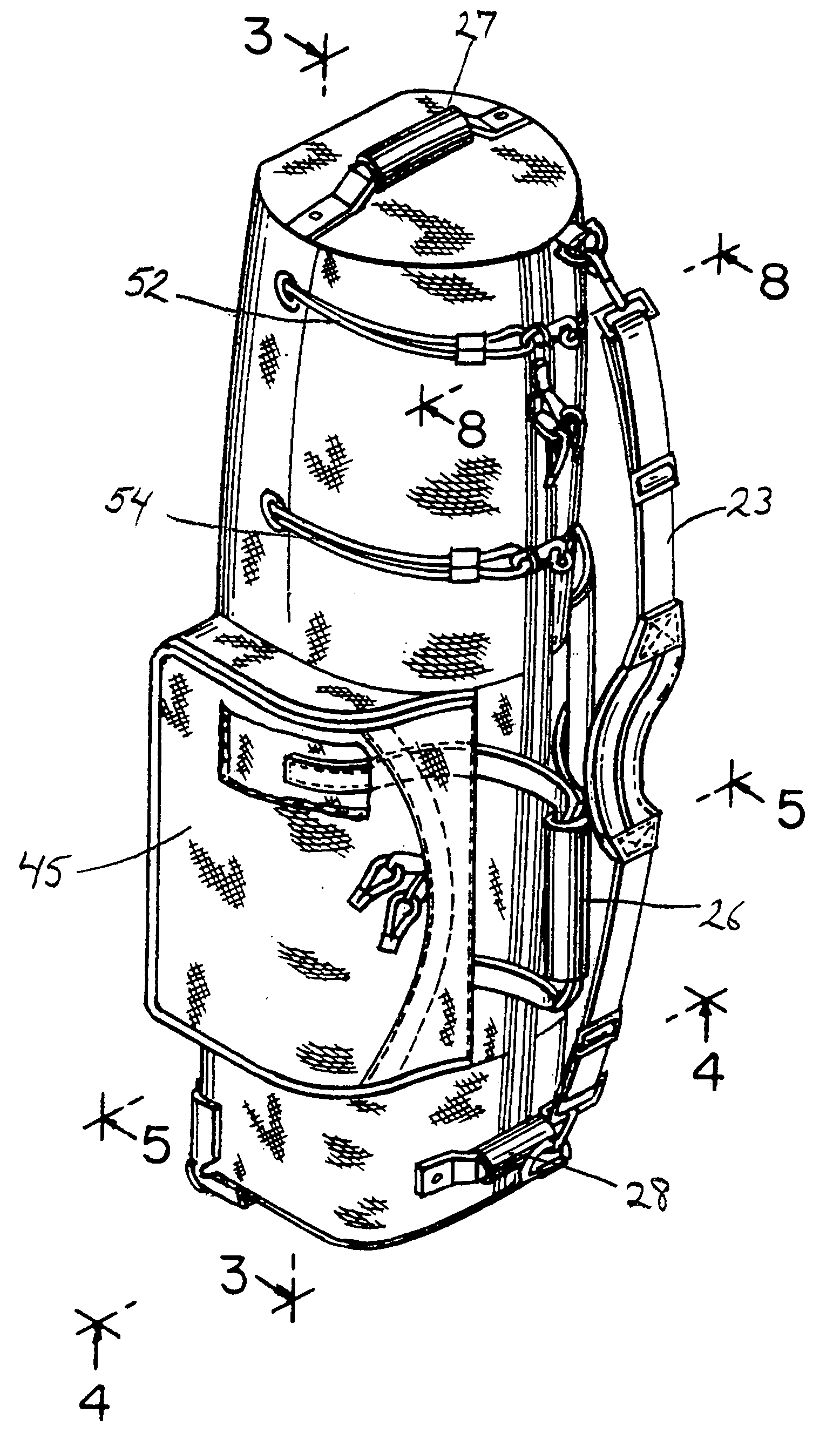 Carrier for golf bag