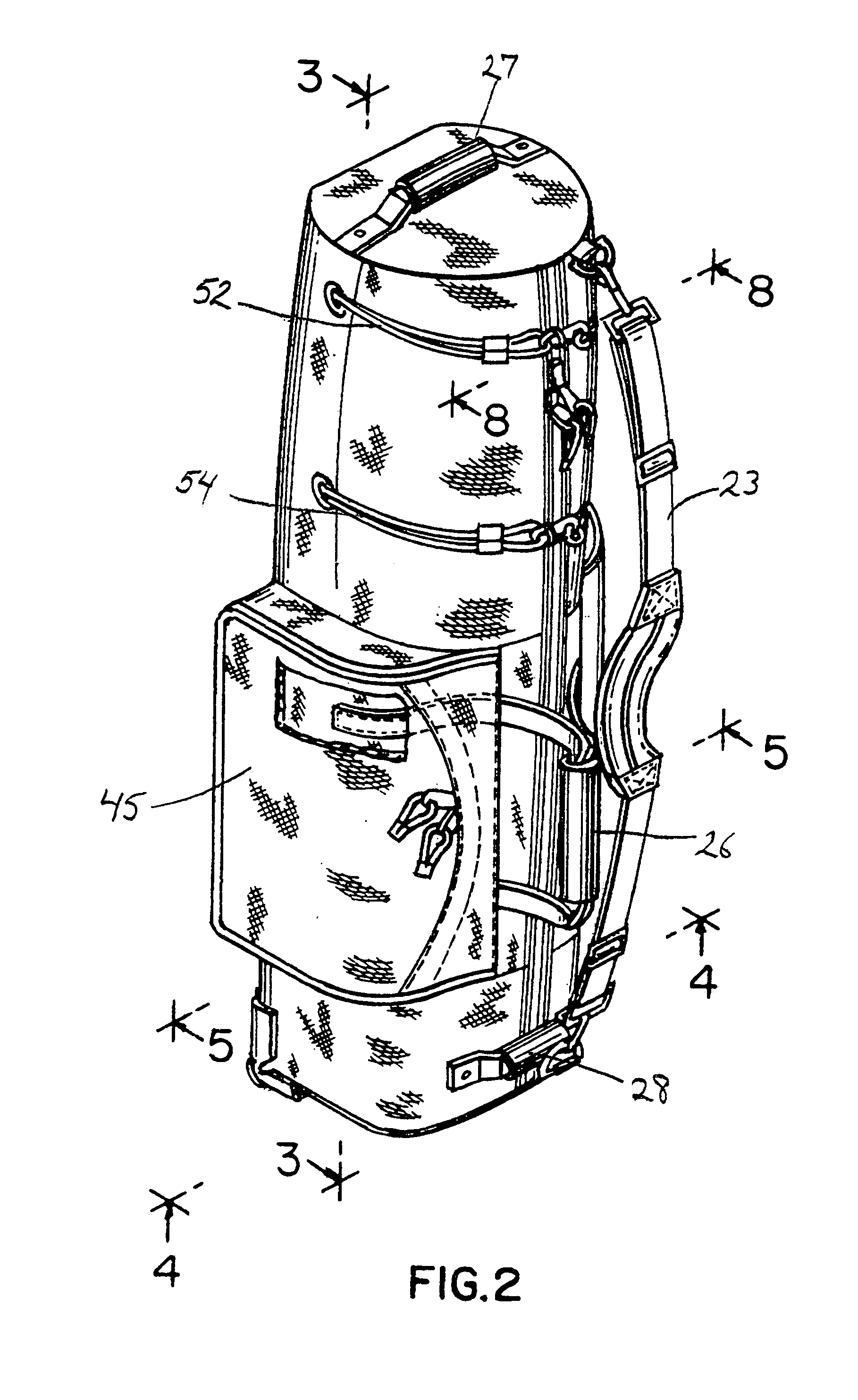 Carrier for golf bag