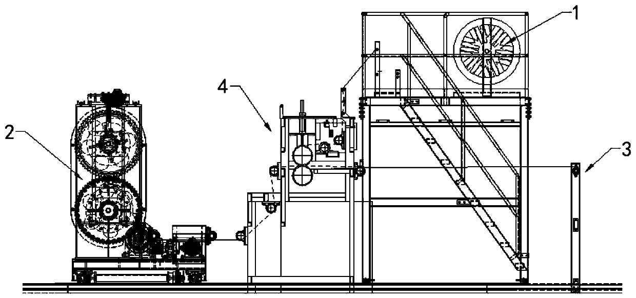 Online glue applying system for tunnel splicing tape