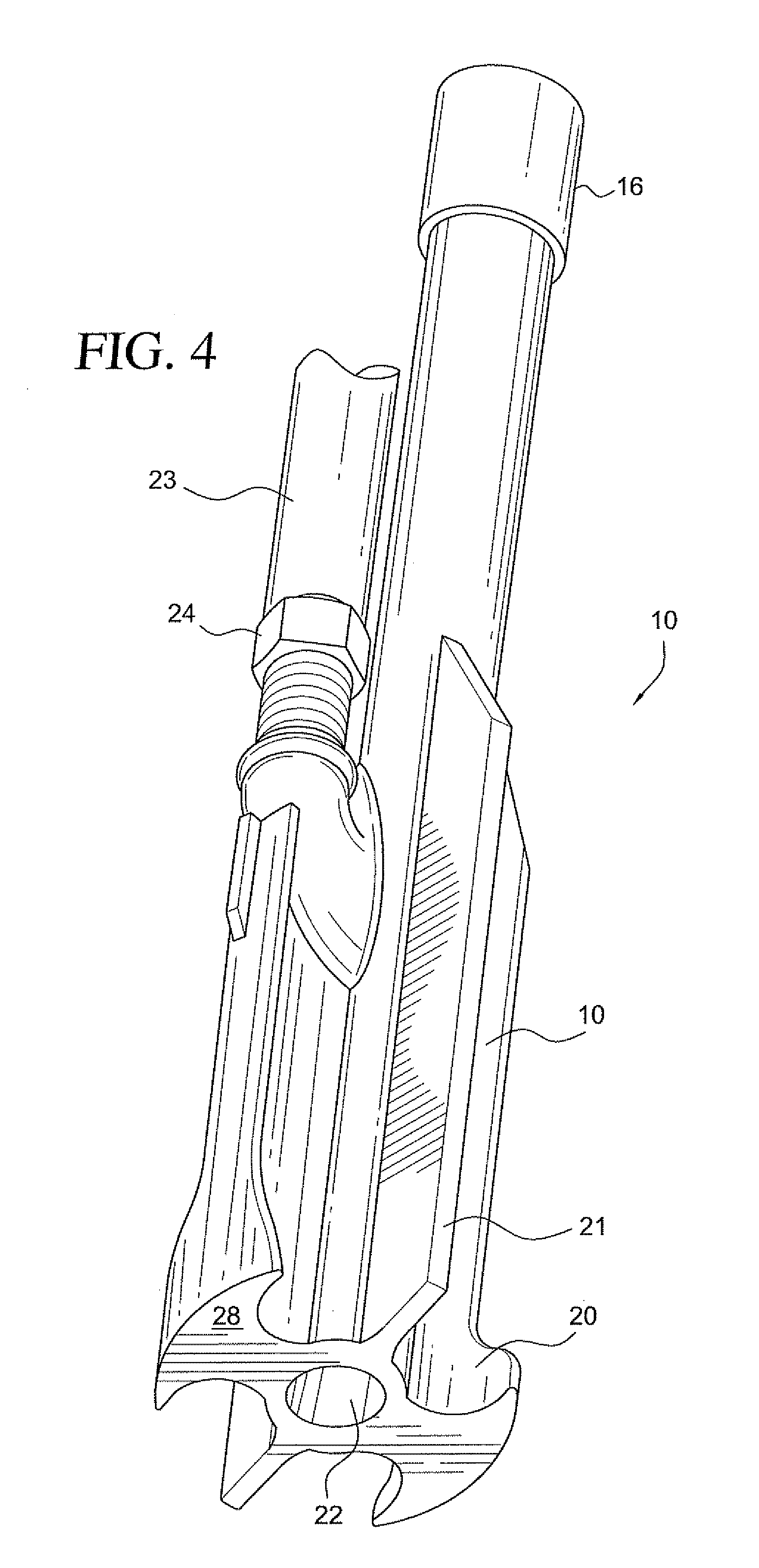 Method of installing geothermal heat pump system and device for installation