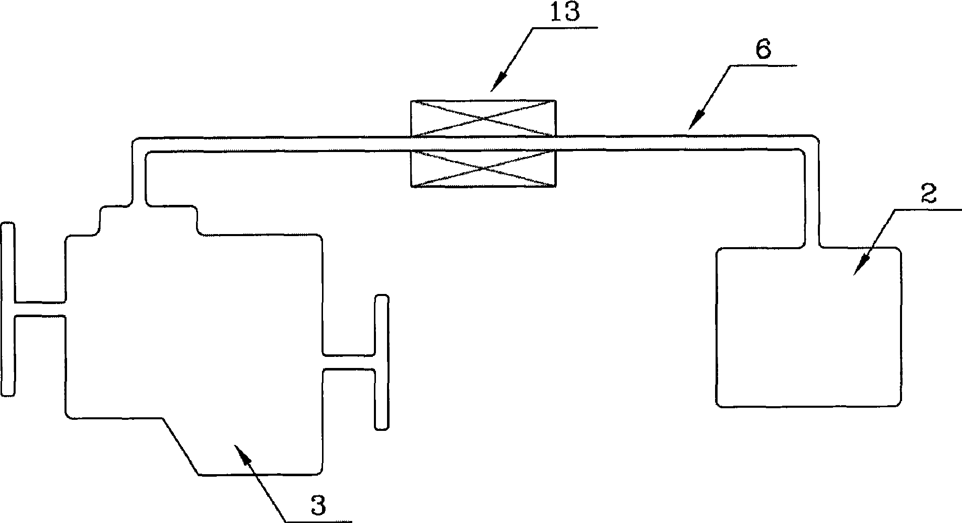 Device for accelerating combustion of liquid fuel and system for accelerating combustion of liquid fuel for internal combustion engine