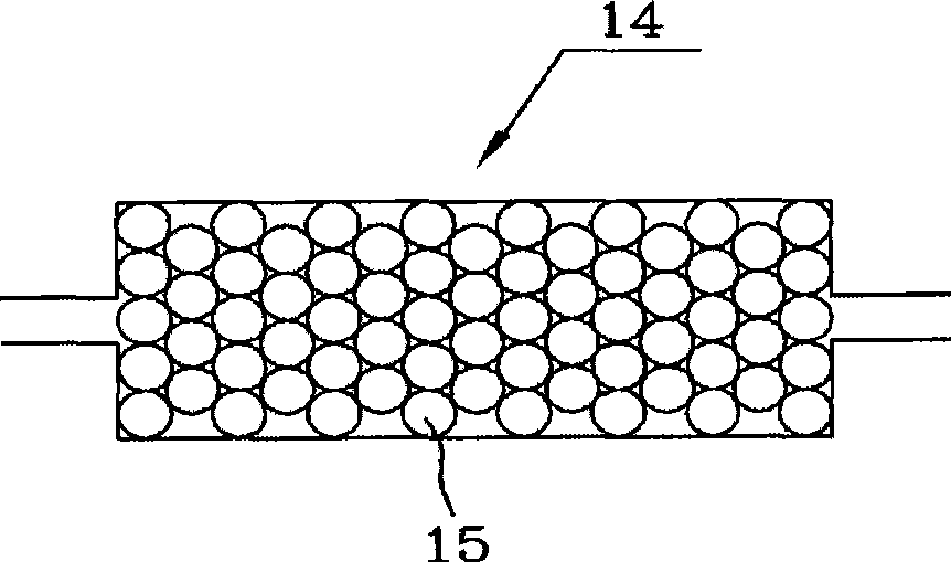 Device for accelerating combustion of liquid fuel and system for accelerating combustion of liquid fuel for internal combustion engine