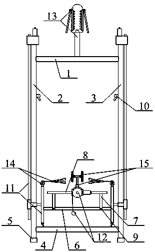 Intelligent climbing frame system for construction site