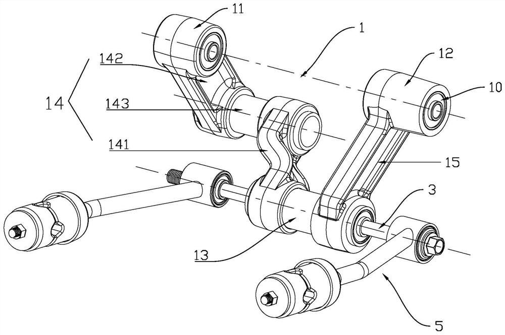 Motorcycle engine suspension assembly and motorcycle