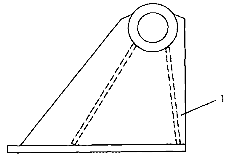 Furnace rotating support structure