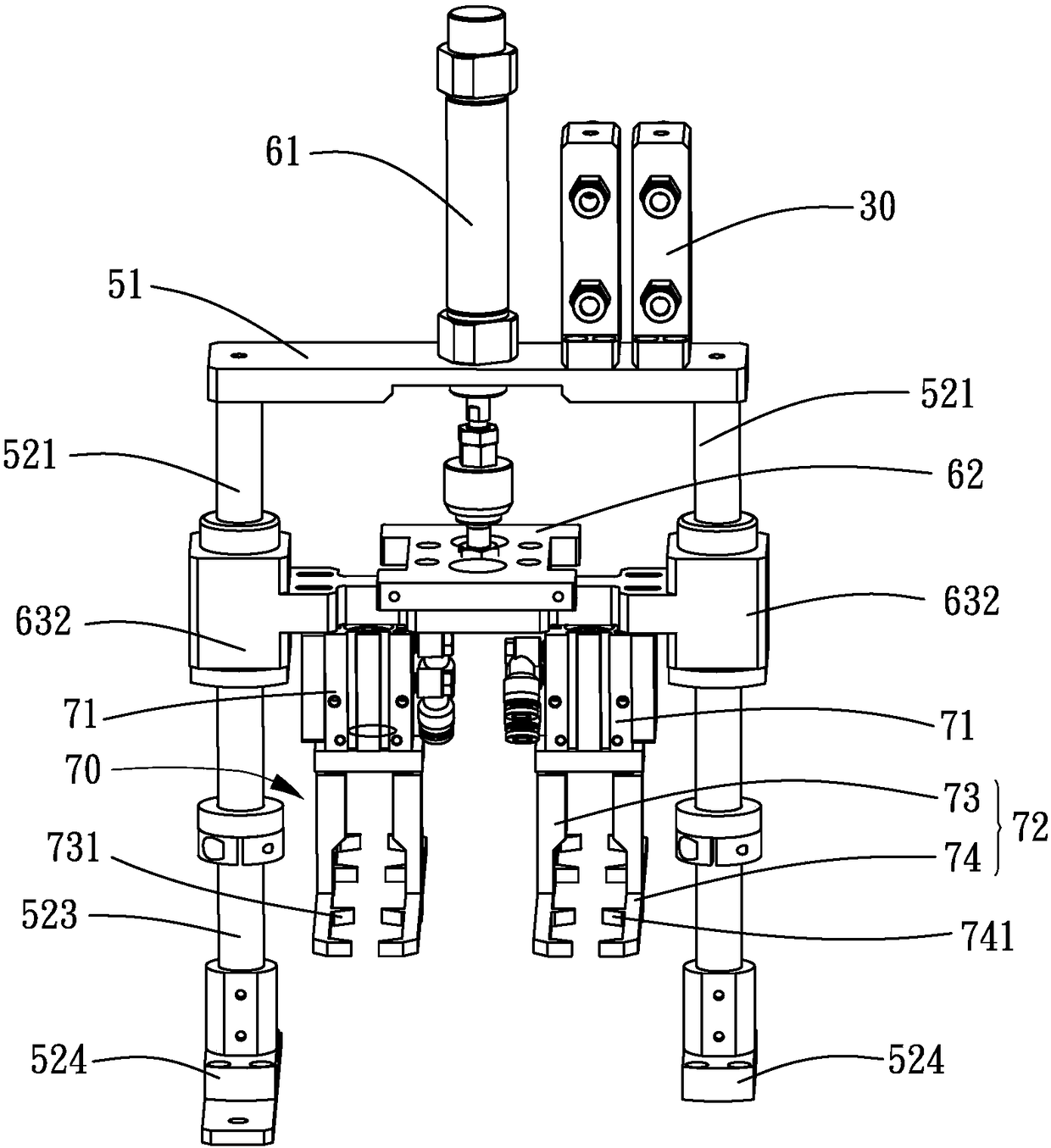 Shaping detection device