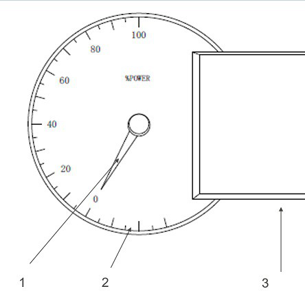 Function display method and system based on electric vehicle power meter