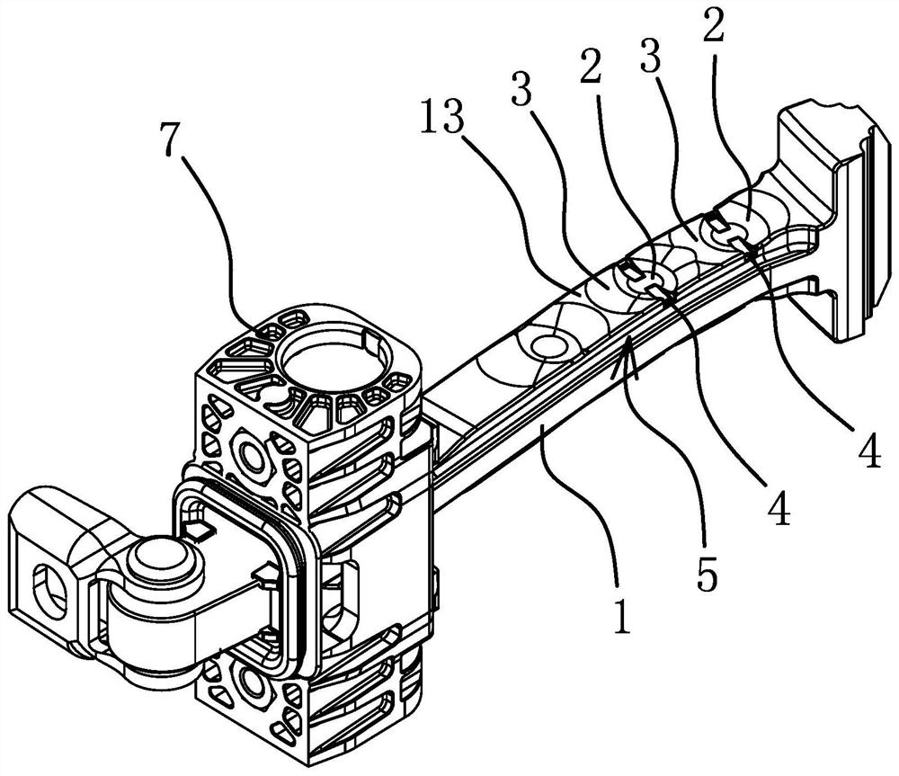 Dust discharge structure of vehicle door opening limiter