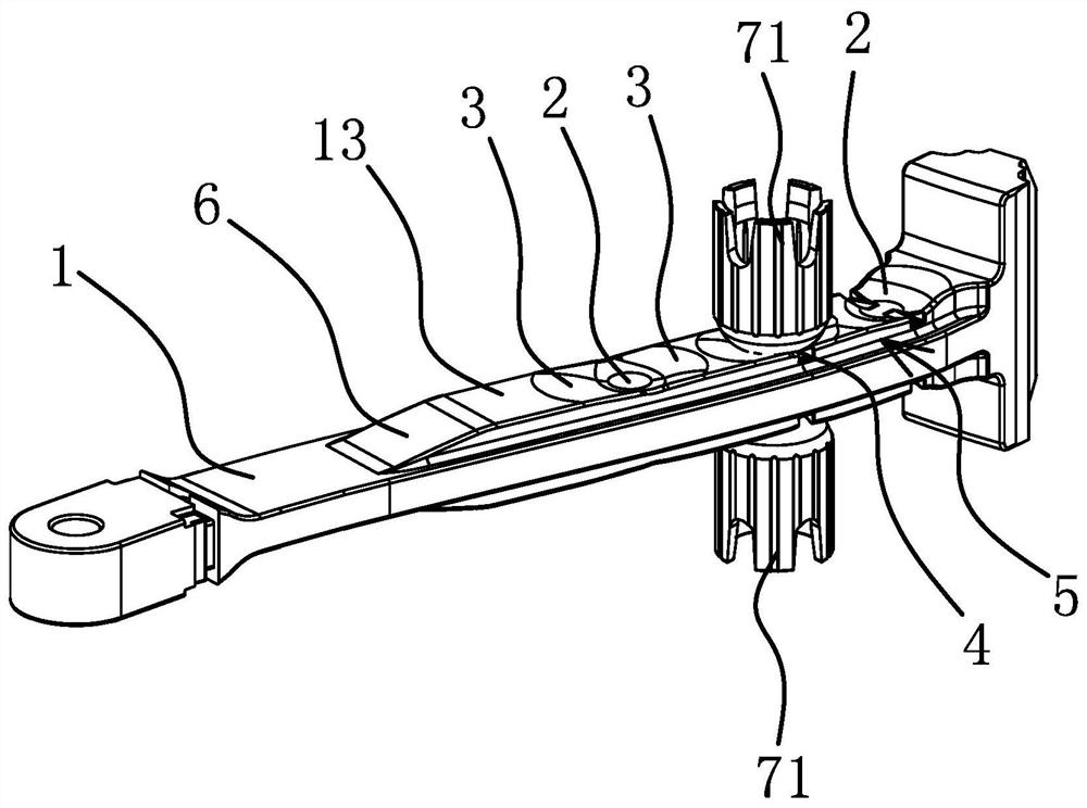 Dust discharge structure of vehicle door opening limiter