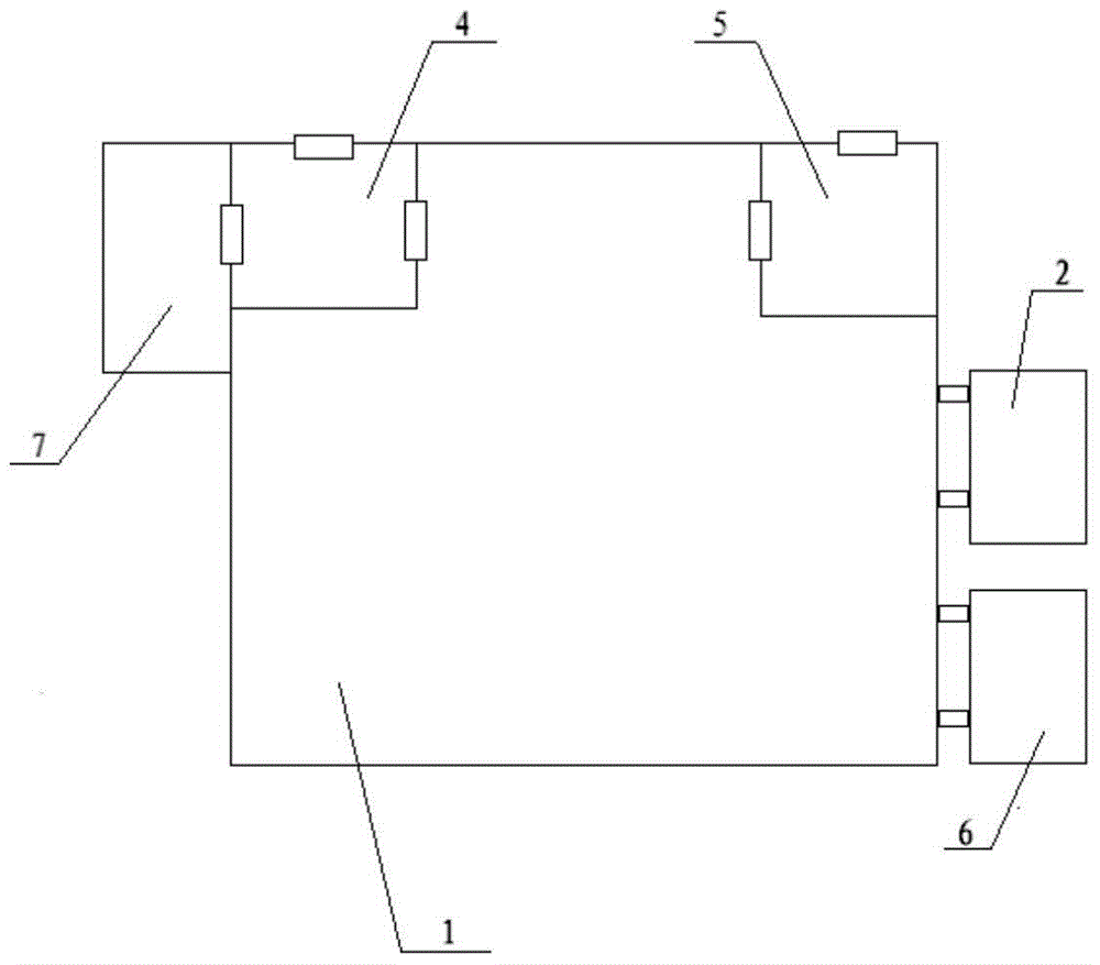 Sandwich-type inert gas shielding hot chamber