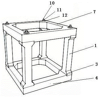 Assembly type breakwater protective block body