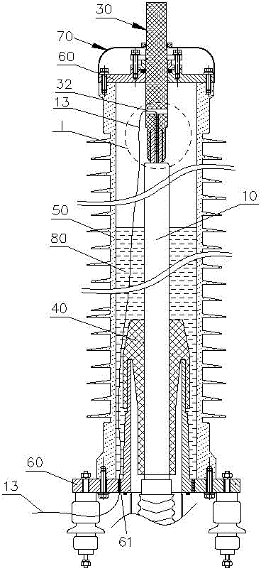 110kv and above oil-filled cable terminal accessories