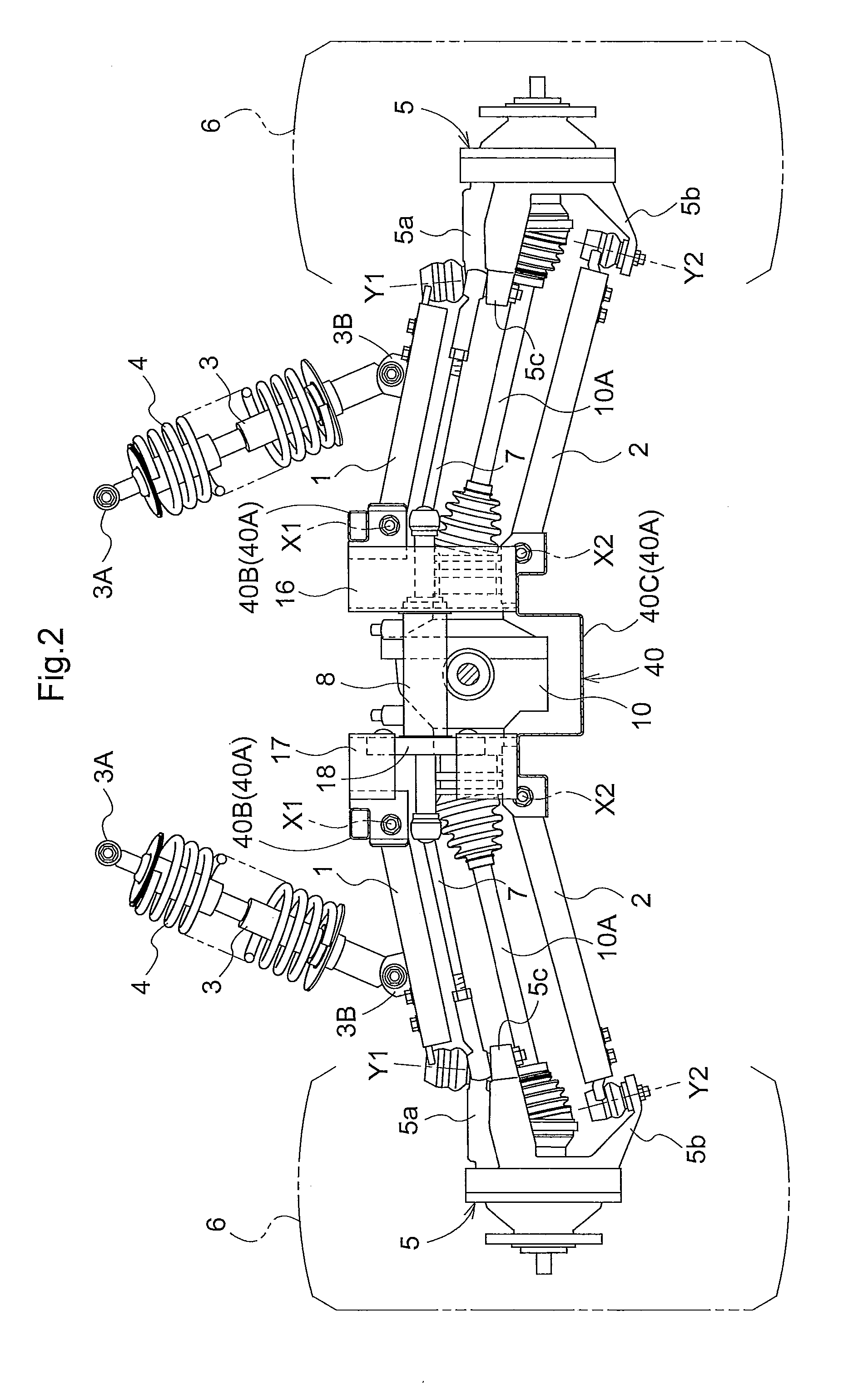 Suspension arm unit for vehicle