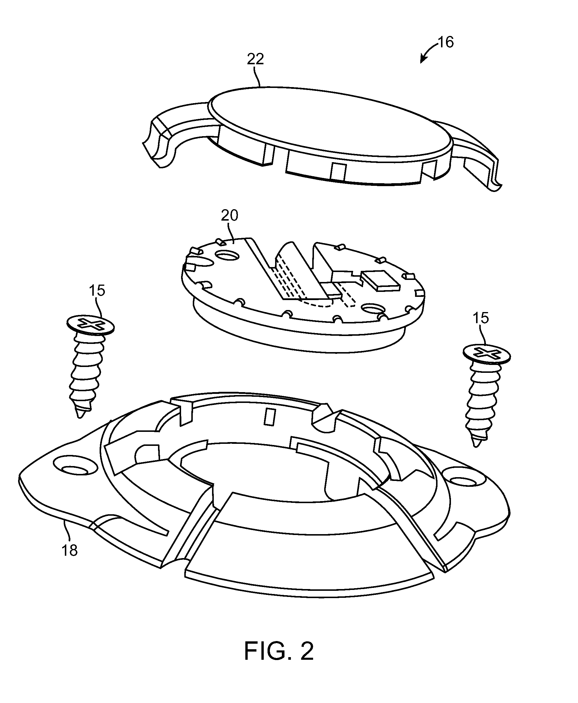 Burr hole plug having dual slidable clamping mechanisms