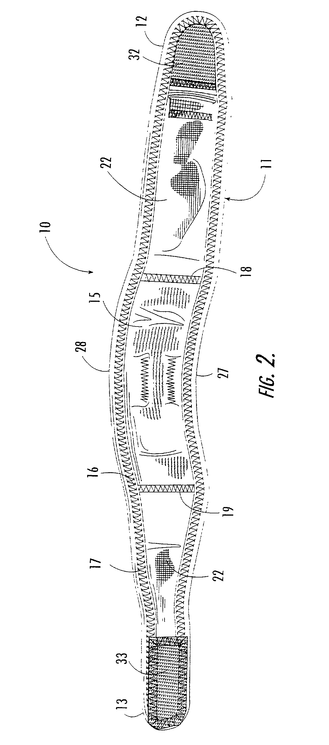 Adjustable support device for the knee