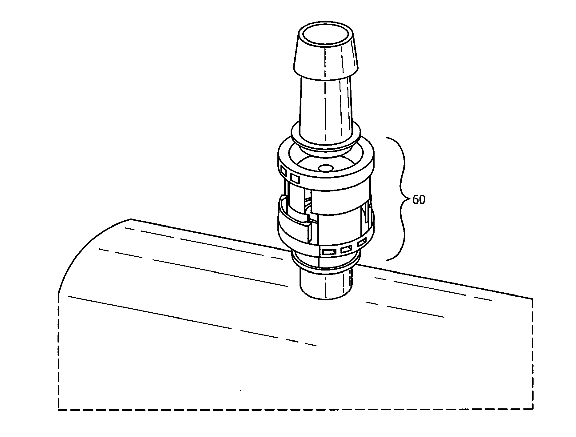 Split gxr collar front mounted clamp assembly