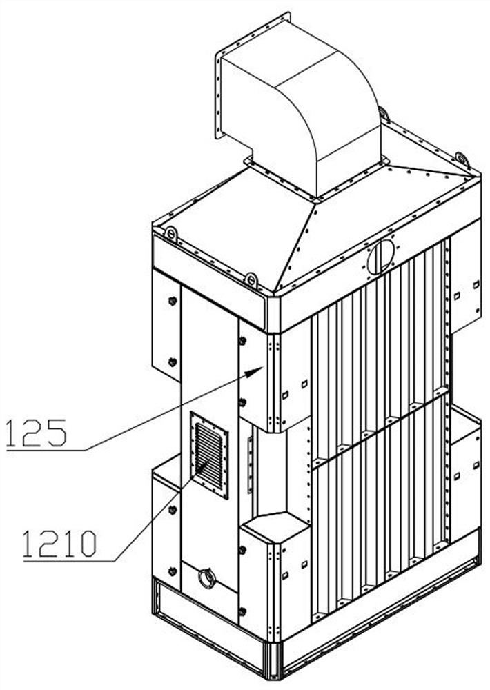 Dust remover box structure of electric dust remover