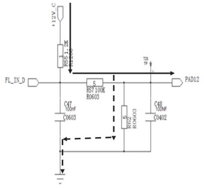 Active detection system and detection method for water inflow of vehicle