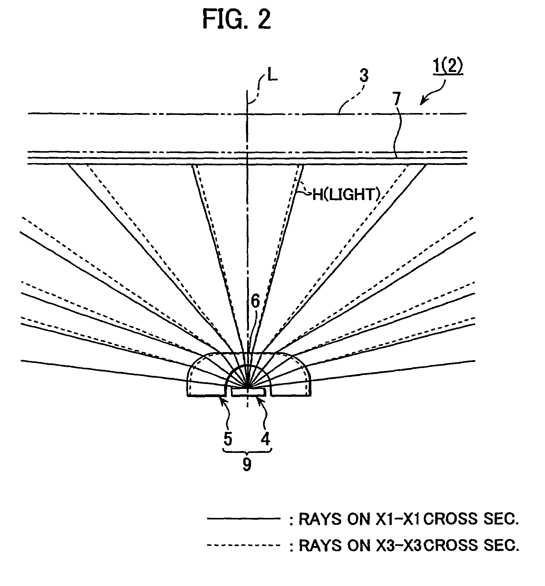 Light emitting device, surface light source device, display and light flux control member