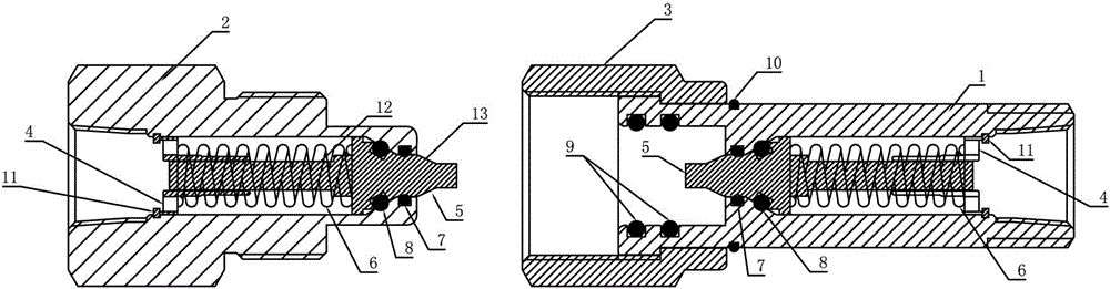 Special attachment joint for introducing ammonia gas and ammonia water