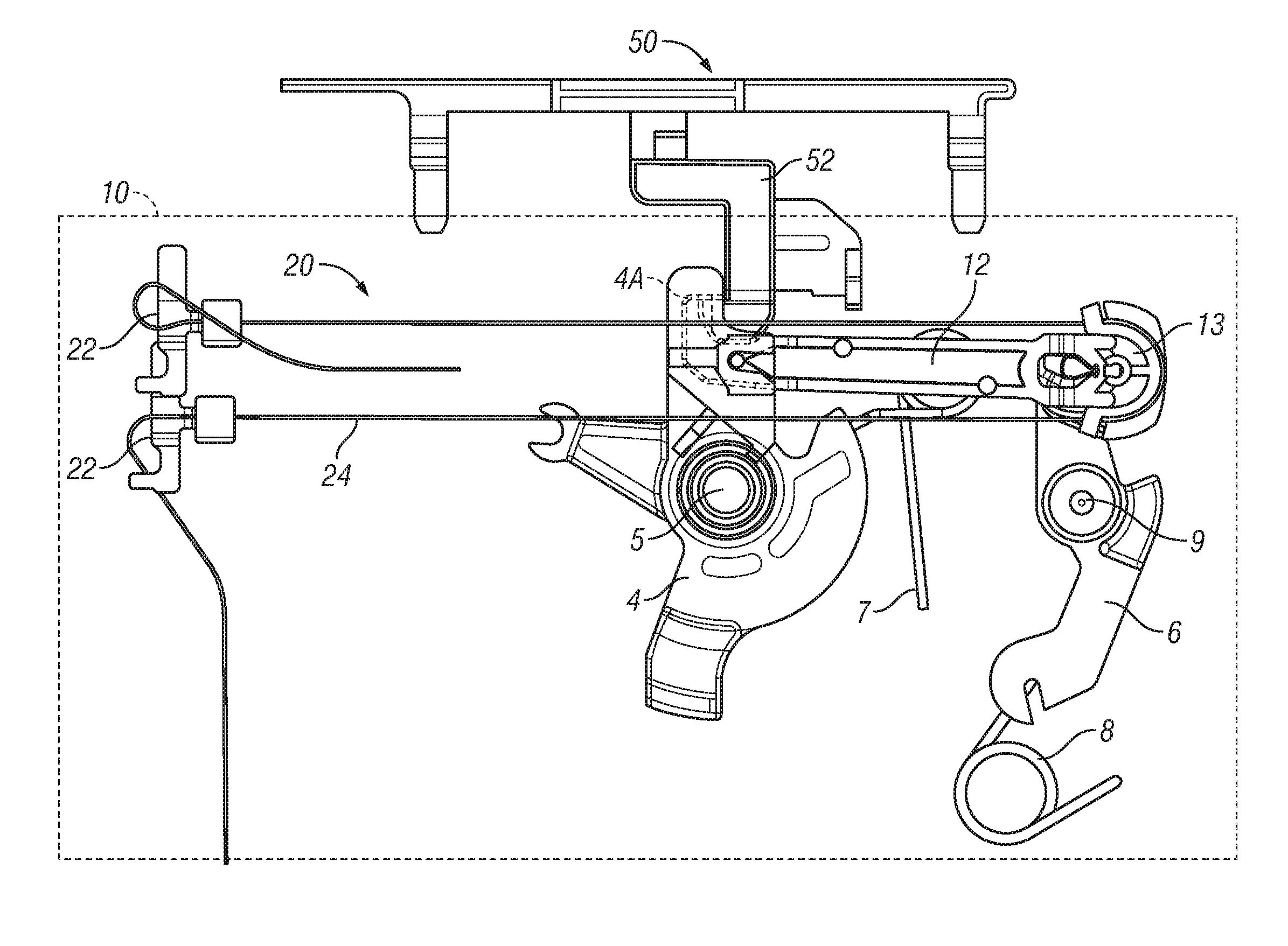 Self-adjusting preload for memory alloy wire